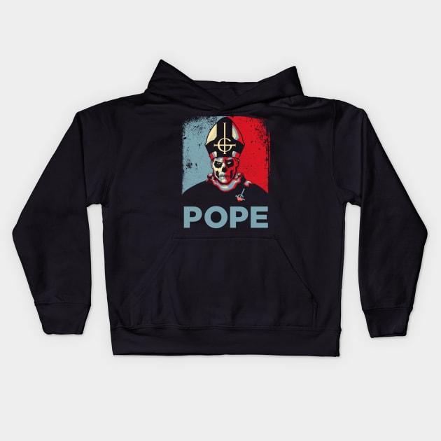 Ghost Pope - Papa Emeritus Kids Hoodie by RetroReview